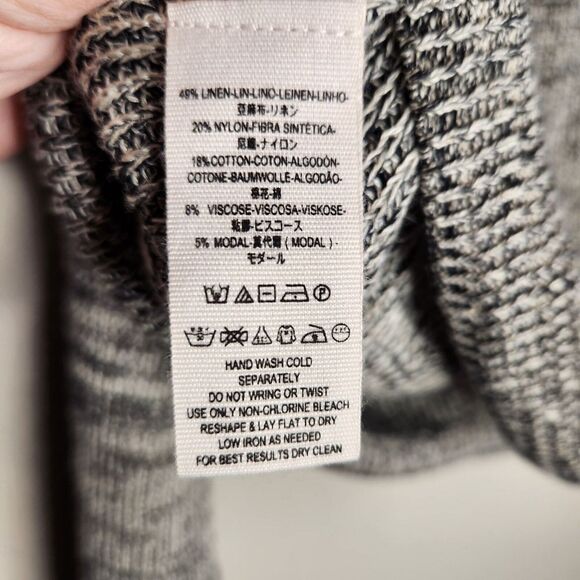 Free People Size XS Gray Flash Dance Oversized One Shoulder Sweater - Picture 10 of 11